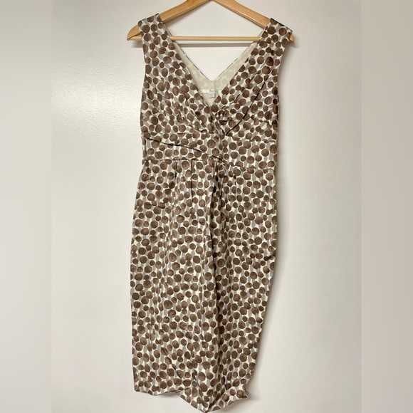 Boden Sheath Midi Dress V-Neck Sleeveless size 6 - Picture 1 of 5